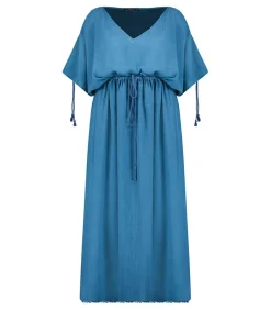 Robe Longue Alexandrie Petrole