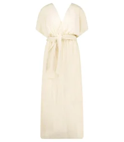 Robe Longue Empire Cream