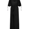 Robe Longue Kaftan Noir