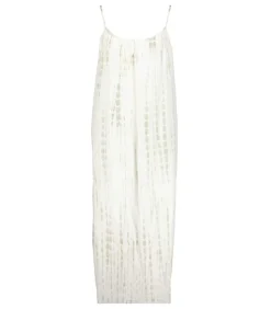 Robe Plissee Palm Beach Tie & Dye Water Green