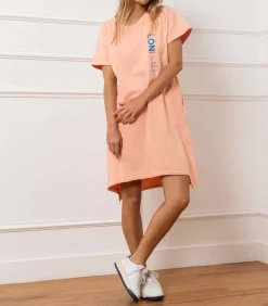 Robe Tee-Shirt Abby Orange X Jane De Boy