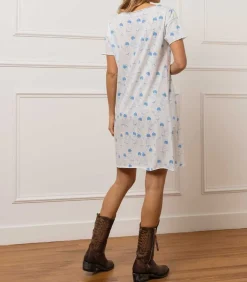 Robe Tee-Shirt Blue Girl Exclu Jane De Boy
