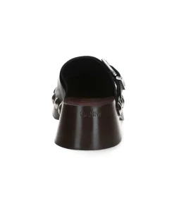 Sabot En Cuir Cloutes