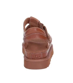 Sandales A Plateforme Goldenstar Tan