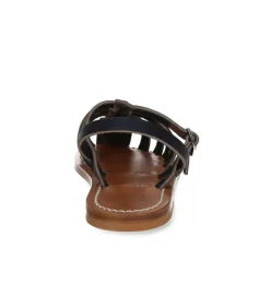 Sandales Adrien Cuir Lisse Marine