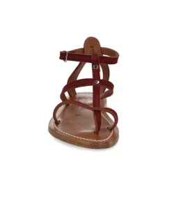 Sandales Antioche Cuir Velours Fisterra