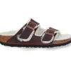 Sandales Arizona Shearling Habana Etroite