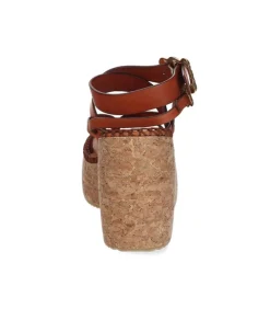 Sandales Compensees A Brides Multiples