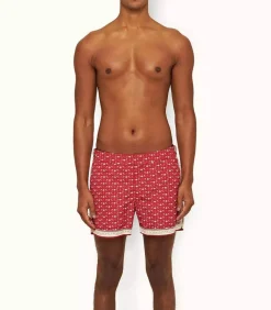 Short De Bain Homme Setter Vermillion Sea Mist Bandana