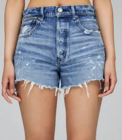 Short En Denim Neeses A Taille Haute