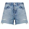 Short En Denim Pelion A Taille Haute