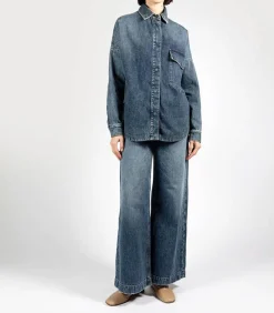 Surchemise Rosa Bleu Foncee