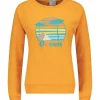Sweat-Shirt En Coton Biologique Ocean Orange