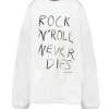 Sweat-Shirt Miles Rock N Roll Ivoire