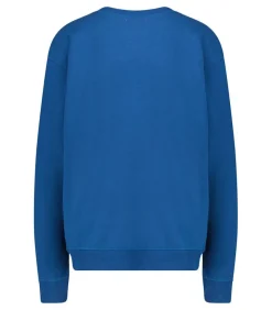 Sweat-Shirt Vintage Brode Love Light Bleu Marine