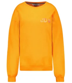 Sweat-Shirt Vintage Smile Joy X Jane De Boy Orange