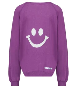 Sweat-Shirt Vintage Smile Joy X Jane De Boy Violet