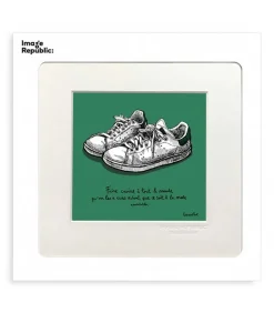 Tableau Pas Du Tout Cliche Tennis 22 X 22 Cm