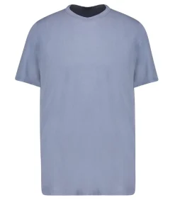 Tee-Shirt A Manches Courtes Homme Devon Bleu Gris Vintage