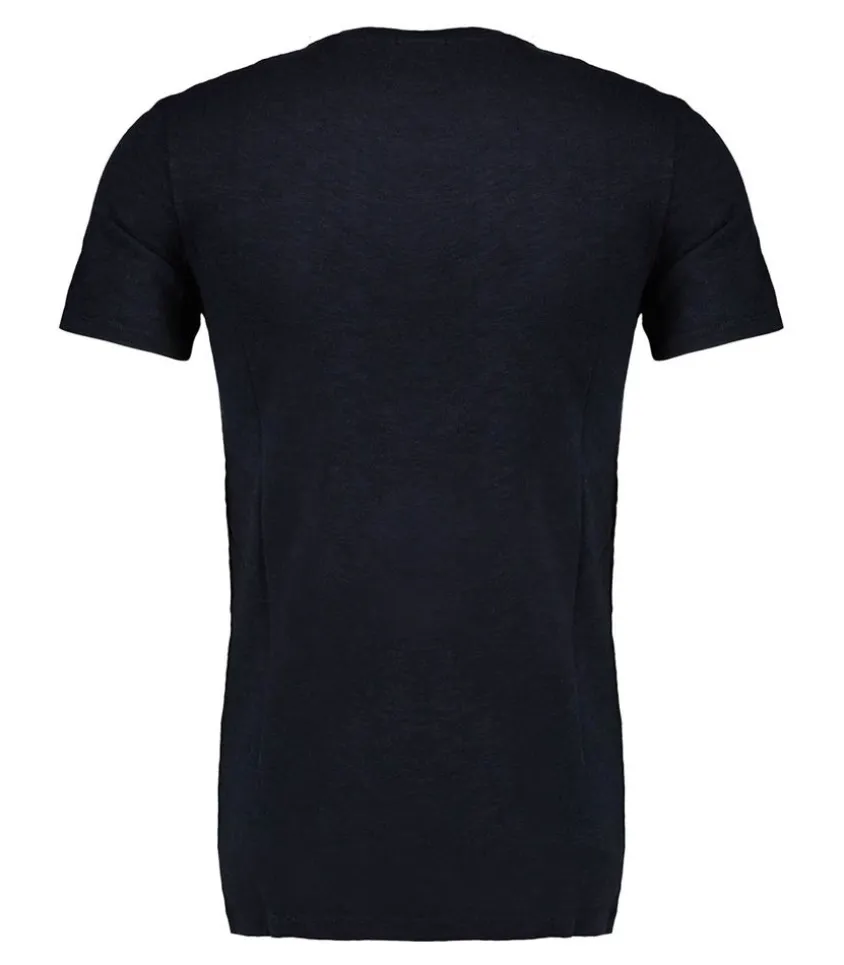 Tee-Shirt A Manches Courtes Et Col Rond Homme Bysapick Noir
