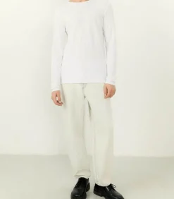 Tee-Shirt A Manches Longues Homme Bysapick Blanc