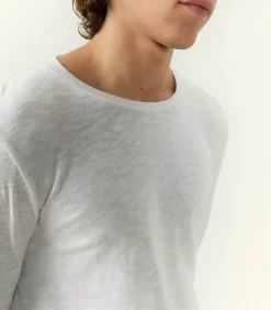 Tee-Shirt A Manches Longues Homme Bysapick Blanc