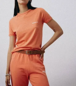 Tee-Shirt Easy Vintage Tiger Lily Red