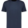 Tee-Shirt Homme A Col Rond Bleu