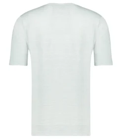 Tee-Shirt Homme A Col Rond En Lin Cristal