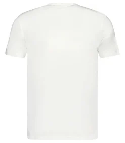 Tee-Shirt Homme Col V Manches Courtes Blanc