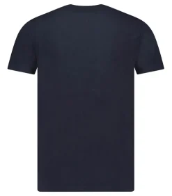 Tee-Shirt Homme Col V Manches Courtes Marine