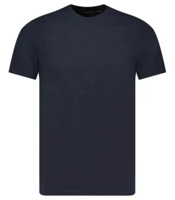 Tee-Shirt Homme Harold Col Rond Manches Courtes Marine