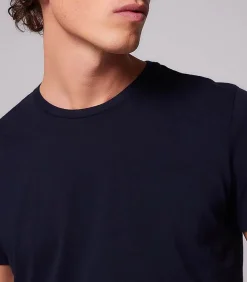Tee-Shirt Homme Harold Col Rond Manches Courtes Marine