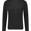 Tee-Shirt Homme Manches Longues Regular Fit Noir