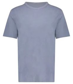 Tee-Shirt Manches Courtes Homme Devon Bleu Gris Vintage