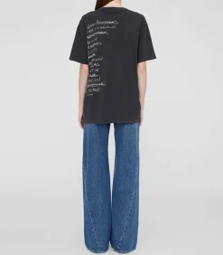 Tee-Shirt Walker Doodle Vintage Black