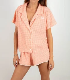 Top Tulum Vichy Rose