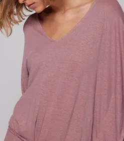 Tunique Col V Bois De Rose